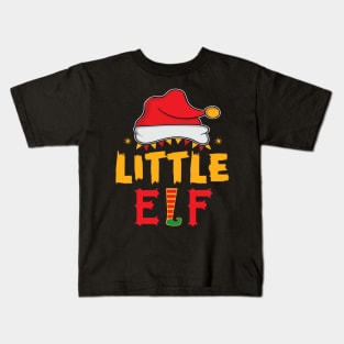 Littele Elf Chistmas Graphic Design T-shirt Kids T-Shirt